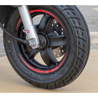 Piaggio Stickerset wiel zip 4t rood piaggio