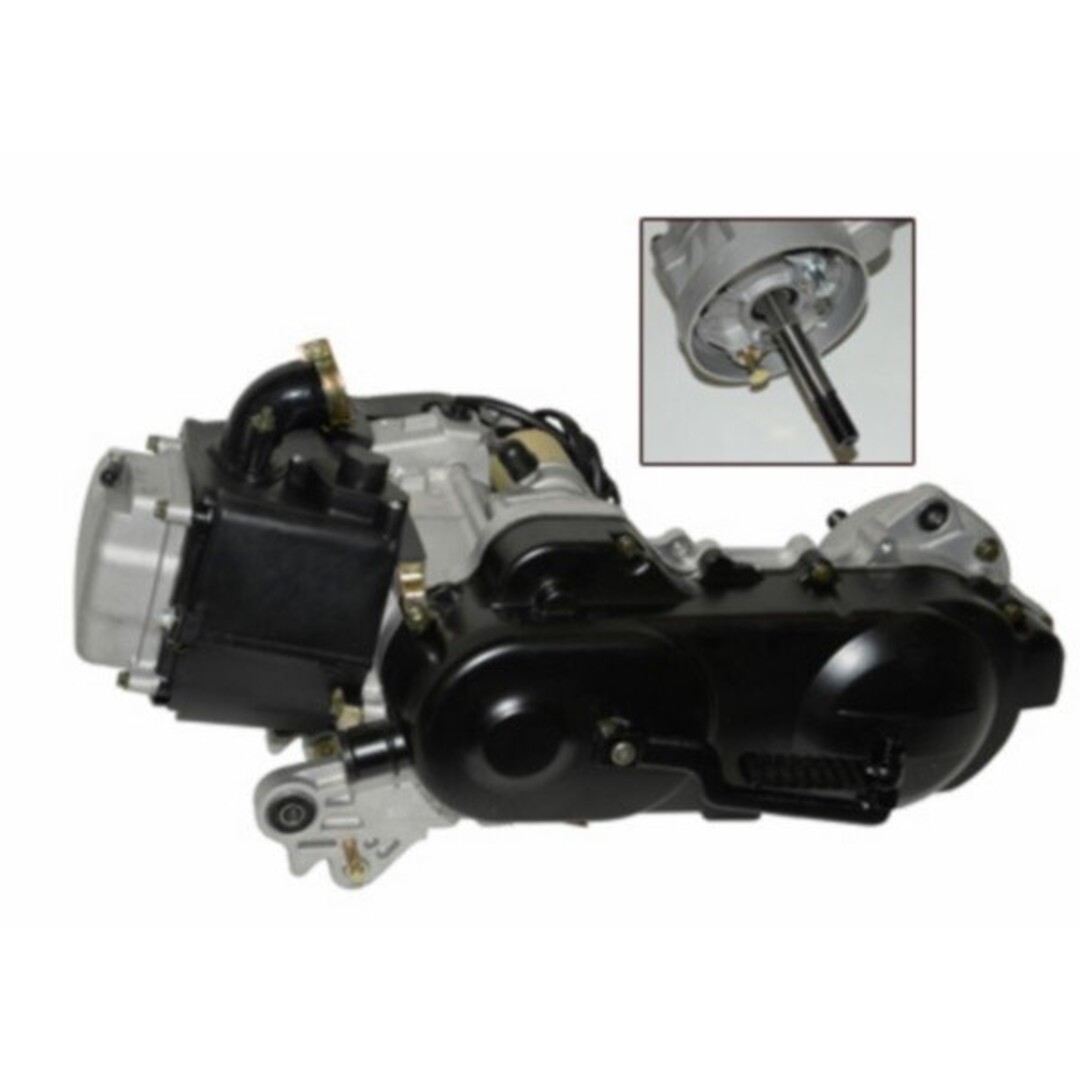 Motorblok compleet 10 inch (lange as) China4t/ sco gy6