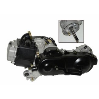Motorblok compleet 10 inch (lange as) China4t/ sco gy6