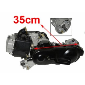Motorblok compleet 10 inch korte as agi/ china4t/ retro/ tori/ sco gy6/ v-clic