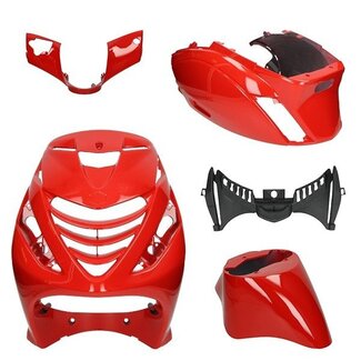 Piaggio Kappenset model SP Ferrari glans rood zip2000 DMP 5-delig