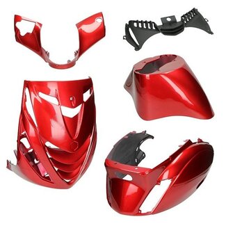 Piaggio Kappenset model SP (Audi bordeaux red) zip2000 rood DMP 5-delig