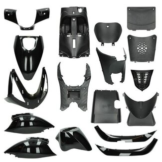 Piaggio Kappenset (china scooter model zip) agm sp50 btc streetline zwart 17-delig