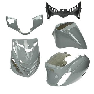 Piaggio Kappenset model SP (nardo grey) zip2000 grijs DMP 5-delig
