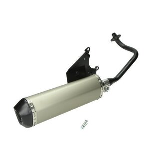 Uitlaat (model akrapovic) compleet Zip 4t alu