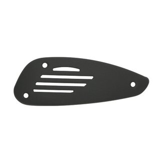 Hitteschild uitlaat fly4t4v/ lx4t/ lxv/ primav/ sprin/ vespa s zwart mat