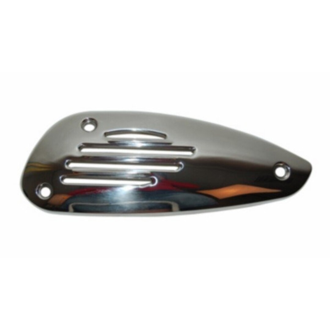 Hitteschild uitlaat fly4t4v/ lib4t rst/ primav/ s-4t-4v/ sprin/ vespa lx chroom