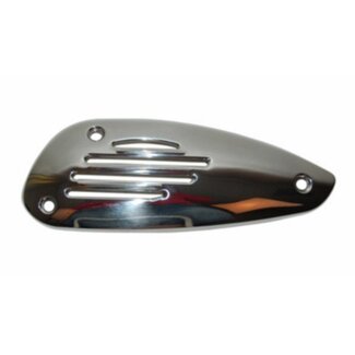 Hitteschild uitlaat fly4t4v/ lib4t rst/ primav/ s-4t-4v/ sprin/ vespa lx chroom