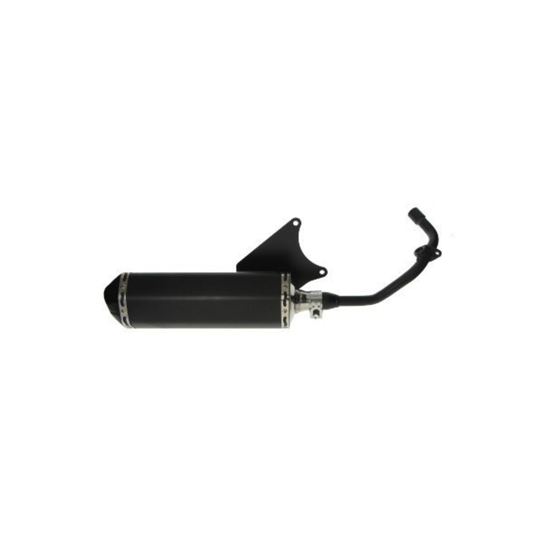 Uitlaat ovaal (mod.akrapovic) euro-4 4t3v i-get/ primav/ sprin zwart