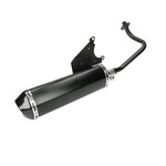 Uitlaat (model akrapovic) lx4t4v/ primavera/ sprint. zwart