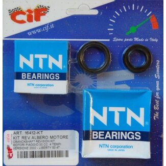 Lager+keerringset voor 2005 maten: 25x56x12 en 17x42x13 lib4t/ zip4t