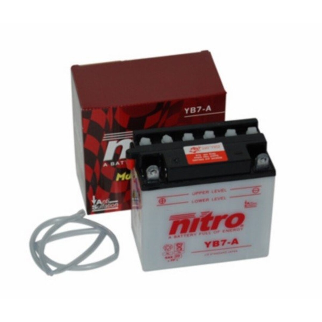 accu yb7-a onderhoudsvrij Elystar, PK50, Runner 125 en Runner 180 8amp nitro