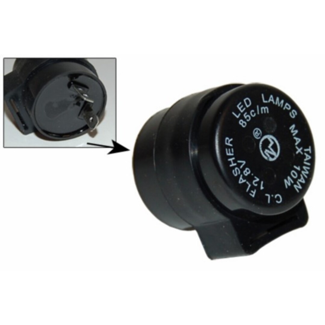 Knipperautomaat led 10W 12.8v 2-polig univ DMP