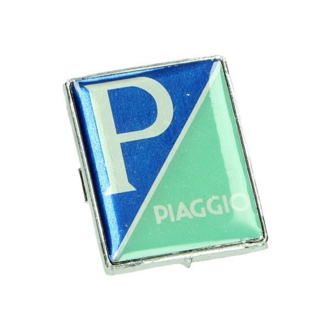Piaggio Logo voor klik voorscherm (mod. origineel) geschikt voor Vespa ET2/ET4, GTS, LXV, Primavera, Sprint, Vespa LX en Vespa S
