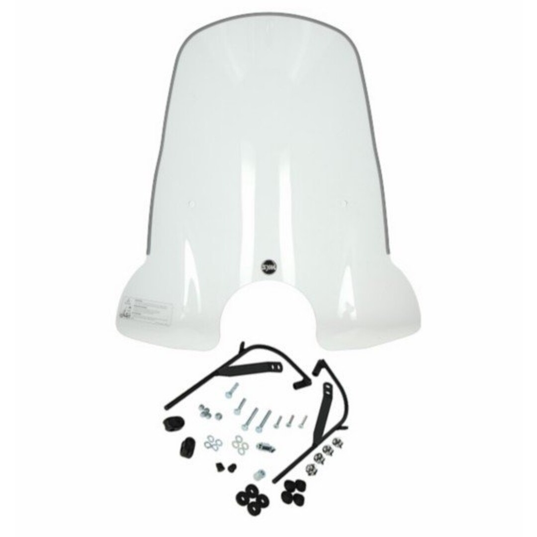 Origineel hoog windscherm SYM Fiddle II 50 & 125 met bevestigingsset – helder 56 cm