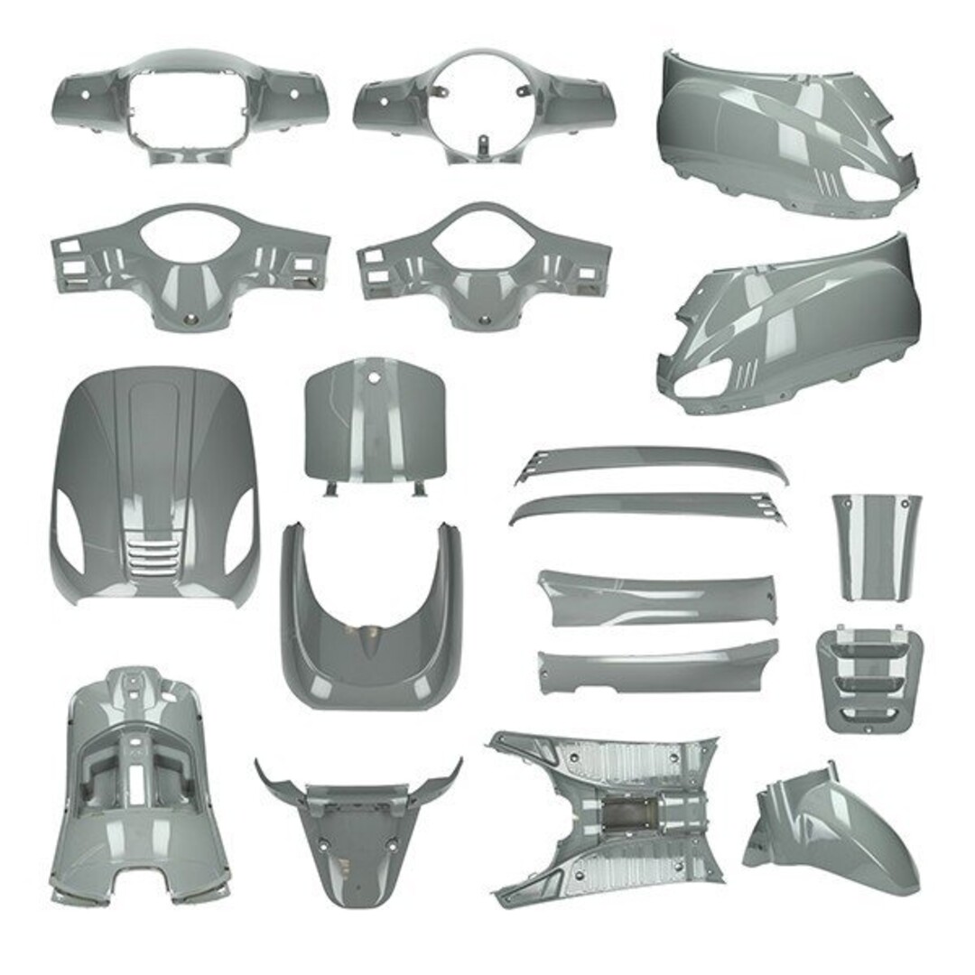 plaatwerkset !!beschadiging voorsch/treepl !! nardo grijs chi lx/nap/riva1/RL-50/toscana/vx50agm 19-delig