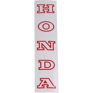 sticker voorvork honda wit/rood