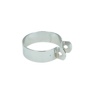 Zündapp  uitlaatklem ks80ac/ks80lc 73mm chroom achter 530-22.115