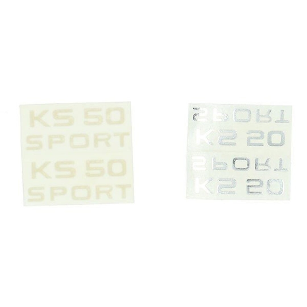 sticker ks50 sport goud