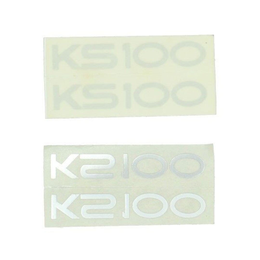 sticker ks100 zilver