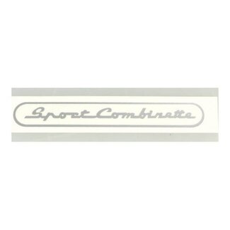 sticker sport combinette zilver
