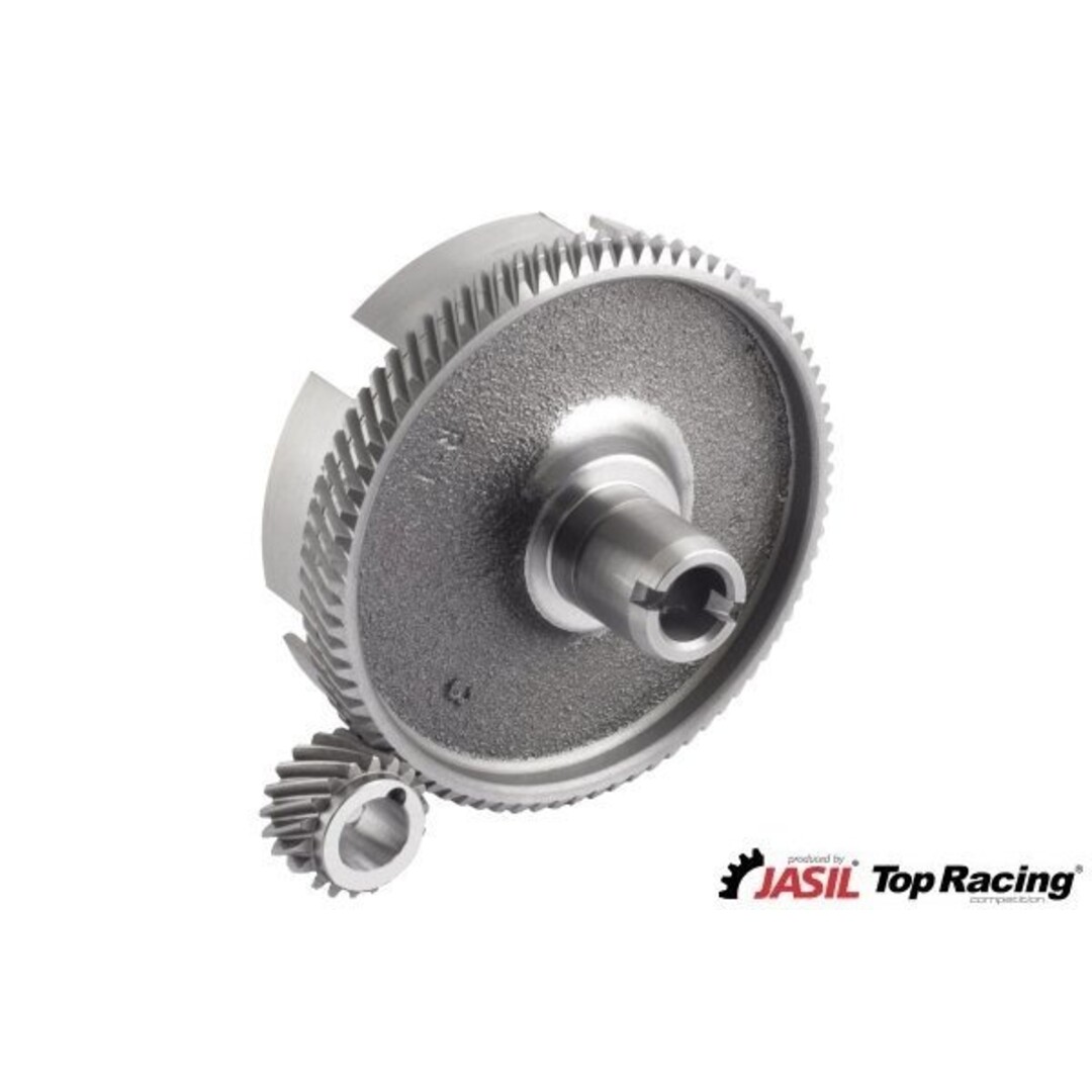 Koppelingshuis met tandwiel Top Racing (Made in EU) passend op Zundapp 517, 529, 530 en 540