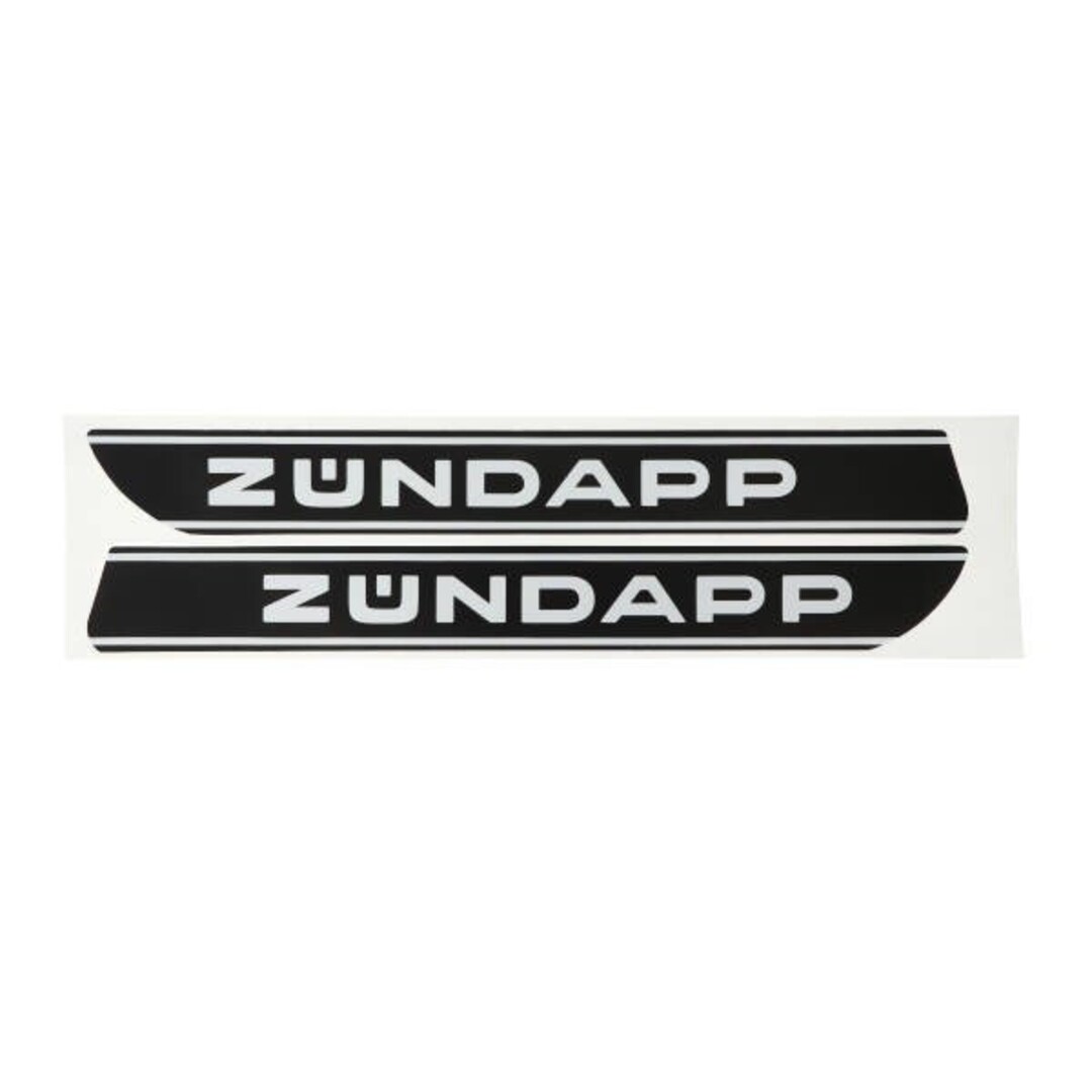 Zündapp  stickerset benzinetank zund mod. 529 2-delig