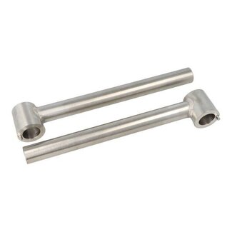 clipon stuur set ks/ks100 245mm rvs