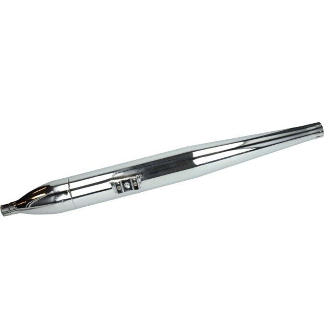 Zündapp  uitlaat mod. sigaar los met lip zundapp 32mm chroom z516-22.700