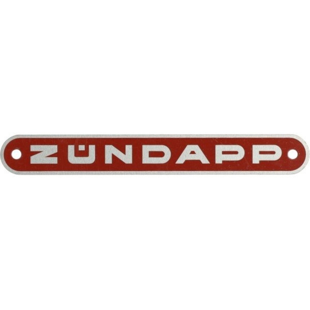 embleem buddyseat aluminium zund ot mod. 517 rood z433-23.141r