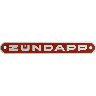 embleem buddyseat aluminium zund ot mod. 517 rood z433-23.141r