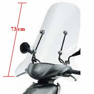 windscherm + bev. set hoog neo2002 73cm helder orig 5rnw07100000