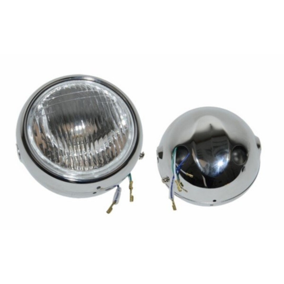 Yamaha FS1 koplamp rond compleet fs1 chroom