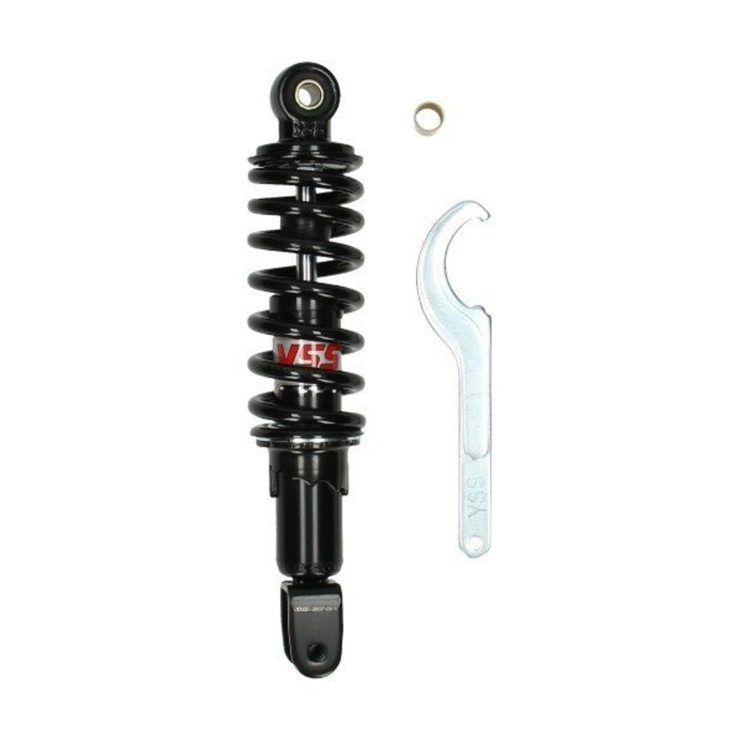 schokbreker pro-x serie kymco/min/peug/sco gy6 260mm zwart yss