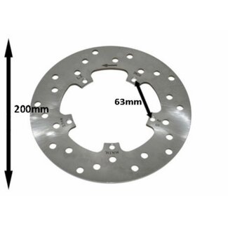 Piaggio remschijf et2-4/fly/lxv/primav/sprin/vespa lx/vespa S/zip sp 200mm voor piag orig 56395r