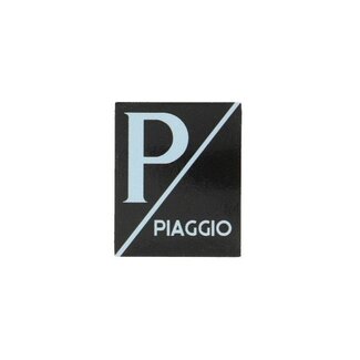 sticker logo voorscherm lx/piag/primav/sprin zwart/zwart
