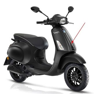 Vespa voorscherm midden sprint 4t (euro4) zwart opaco 99/C piag orig 1b005209000nv