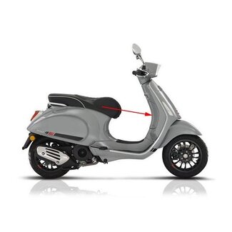 beenschilddeksel nardo sprint 4t (euro4) grijs lucido 715/C piag orig 67361800ht