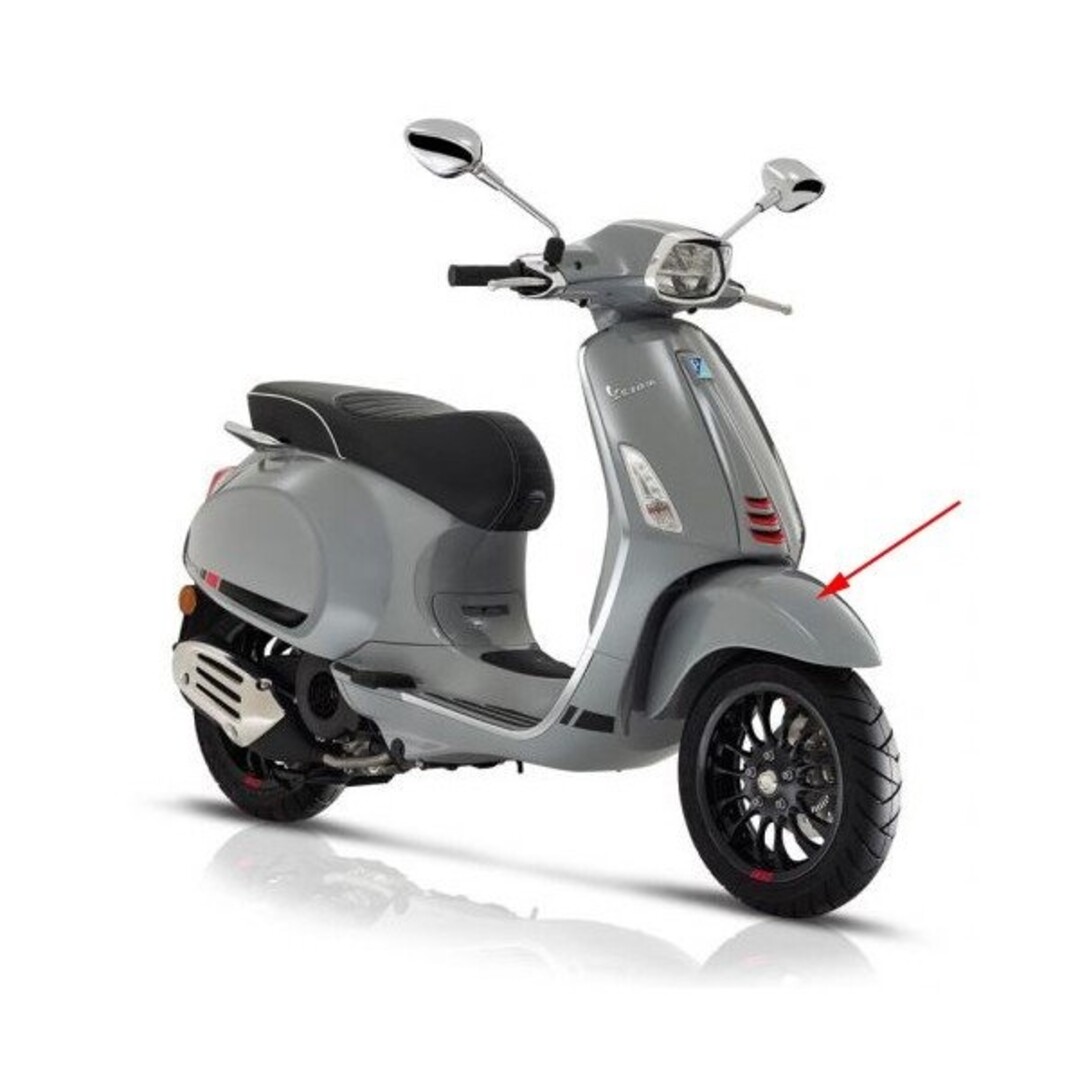 voorspatbord nardo sprint 4t (euro4) grijs lucido 715/C piag orig 1b00664600ht