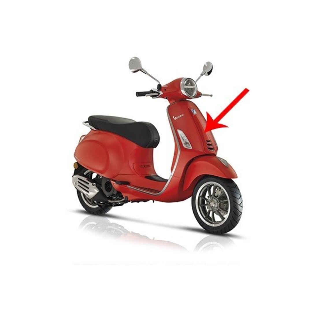 Vespa voorscherm midden primavera rst mat rood 896/a piag orig 1b005209000s8