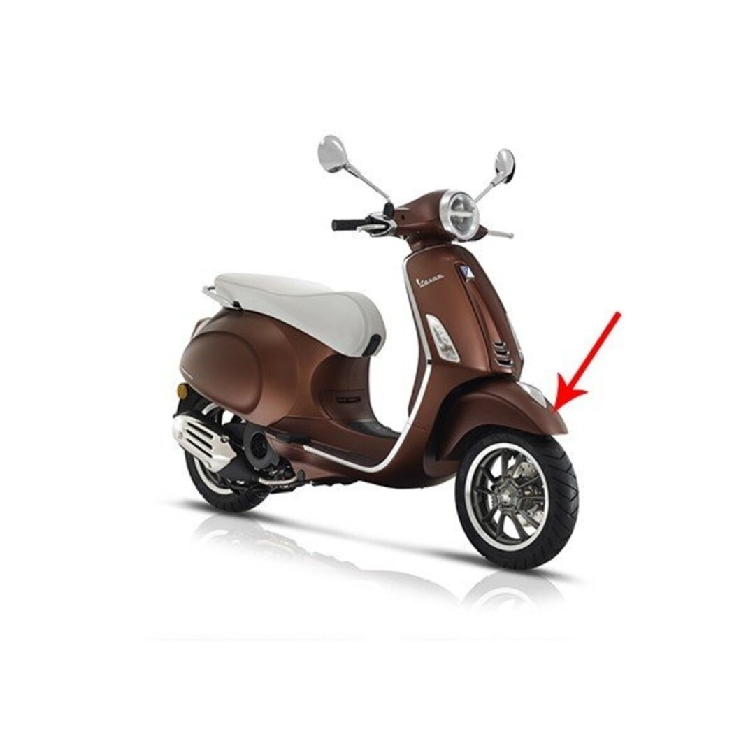 Origineel voorspatbord Vespa Primavera mat bruin 139/A – Piaggio 1B003894000ML
