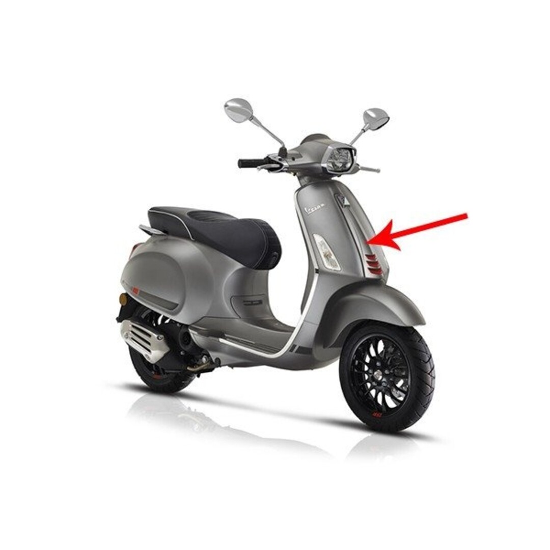 Vespa voorscherm midden euro-4/5 sprint grijs titanio 707/C piag orig 1b005209000hq
