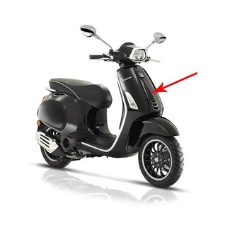 Vespa voorscherm midden euro-4/5 sprint zwart lucido 94 piag orig 1b00520900090