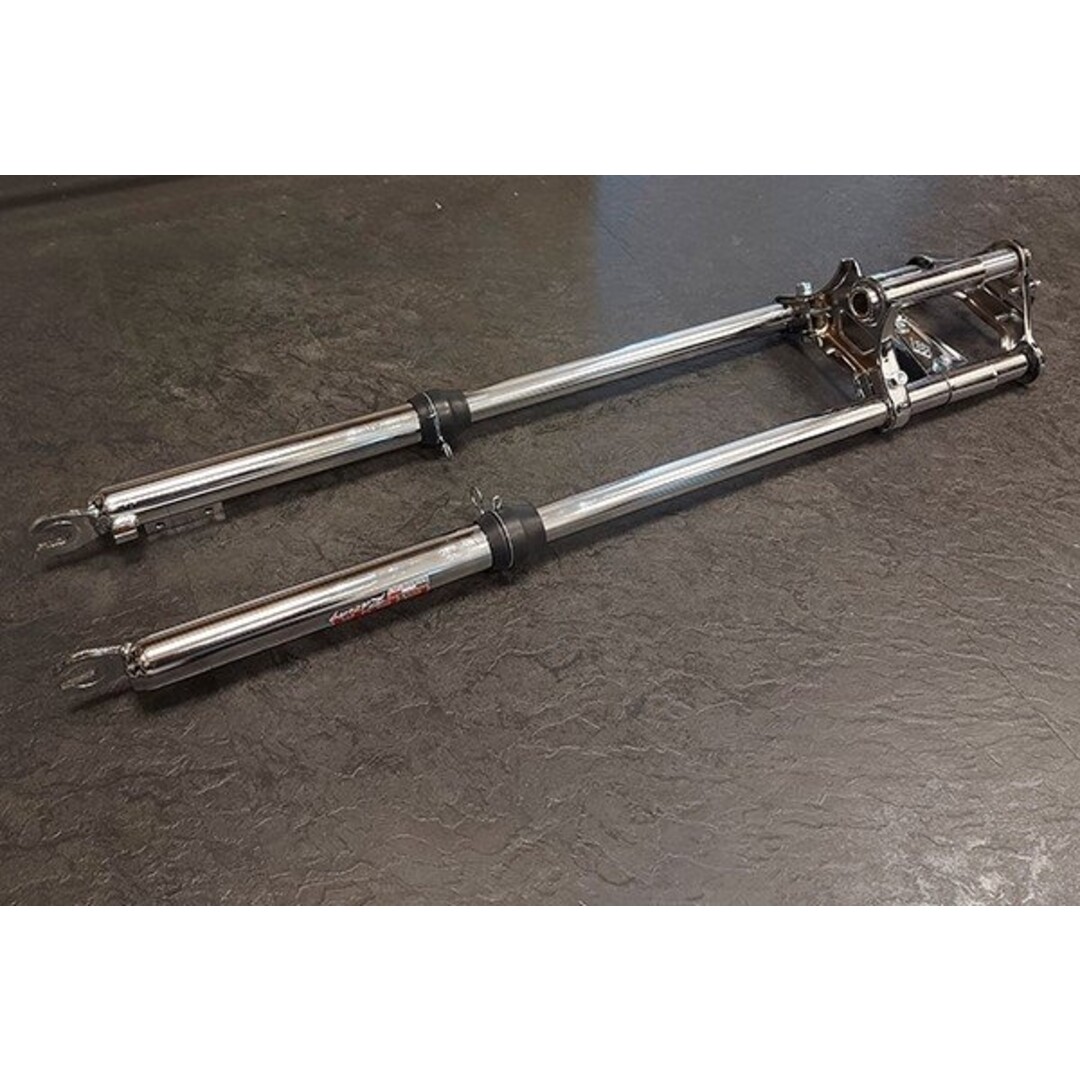 voorvork extra lang breed compleet maxi 710mm chroom ebr