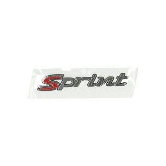 sticker piaggio woord [sprint] voorscherm sprint smoke piag orig 2h000928
