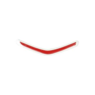 sierstrip voorscherm midden euro-2/4 sprint rood onder piag orig 1b001497