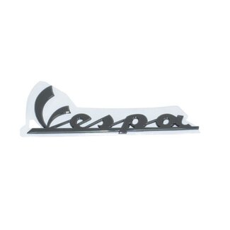 sticker piaggio woord [vespa] zijscherm lx/sprin/vespa S smoke piag orig 2h000926