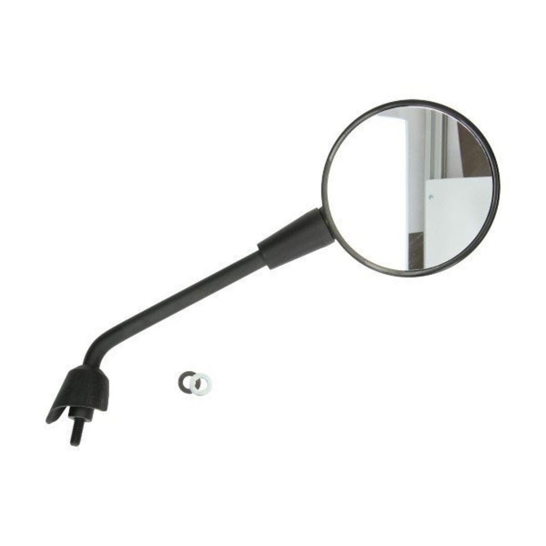 spiegel mod. orig lang met E-keur gts/primav zwart mat rechts