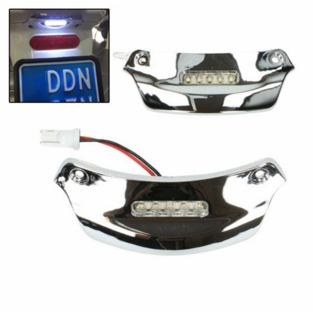 Piaggio verlichting kentekenplaat led primav/sprin chroom