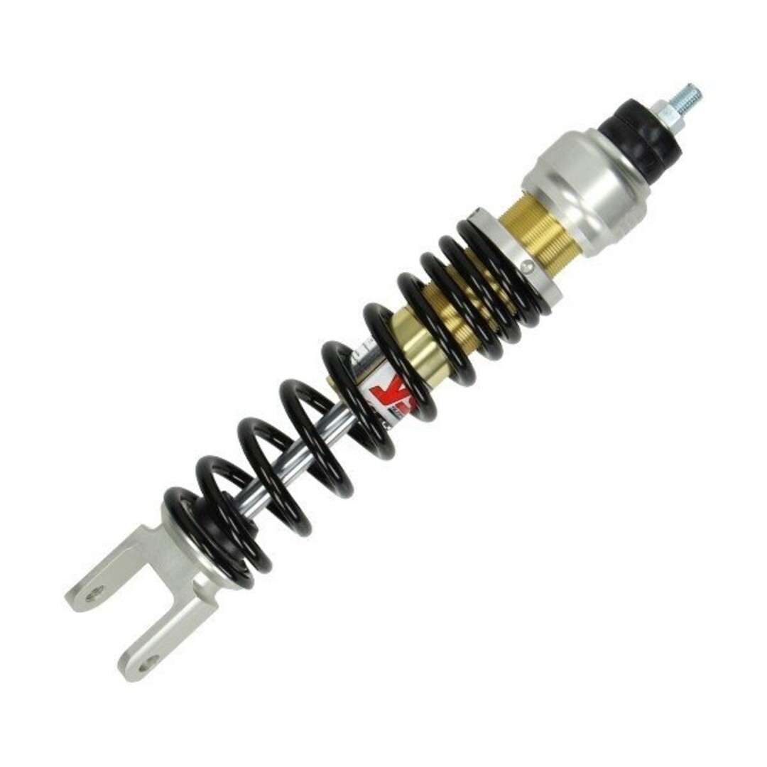 schokbreker gasgevuld E-serie 50 run/run125-2t/run180-2t 285mm zwart/goud yss